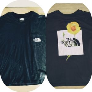 Floral North Face large Women's Relaxed Fit T